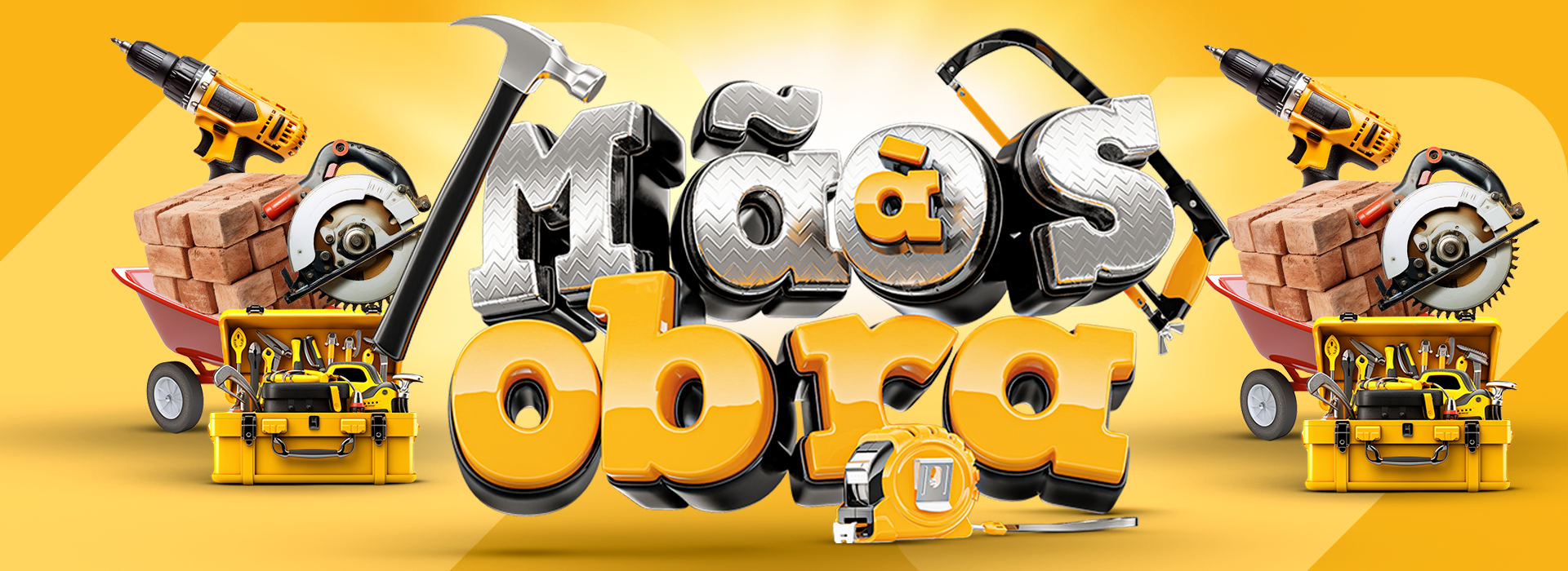 Mãos à Obra - Garavelo Materiais de Construção - Ferramentas e materiais para sua obra